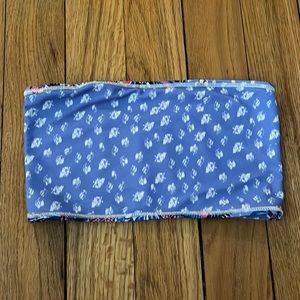 Kulani kinis bandeau top reversible print